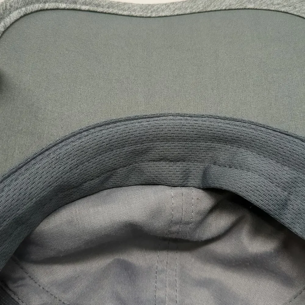Adidas Baseball Cap Gray One Size Climalite Performance Curved Brim Sport Hat